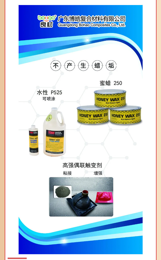 第26屆復(fù)材展廣東博皓熱推產(chǎn)品：美國Stoner脫模劑、高強(qiáng)偶聯(lián)觸變劑
